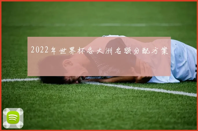 2022年世界杯各大洲名额分配方案